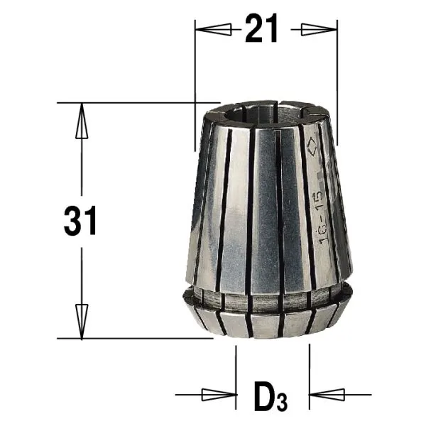 Фото ER32 D=20 цанга высокоточная в интернет-магазине ToolHaus.ru